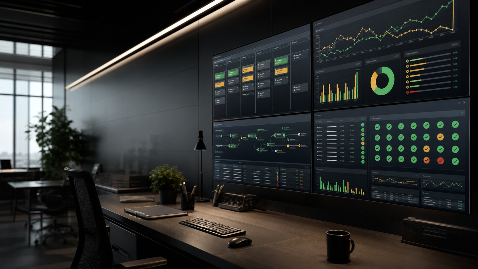 AI operations command center dashboards